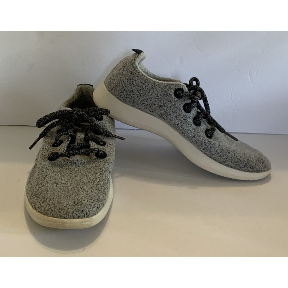 ALLBIRDS Wool Runners Mizzles lightweight gray athletic shoes sneakers 8 RARE